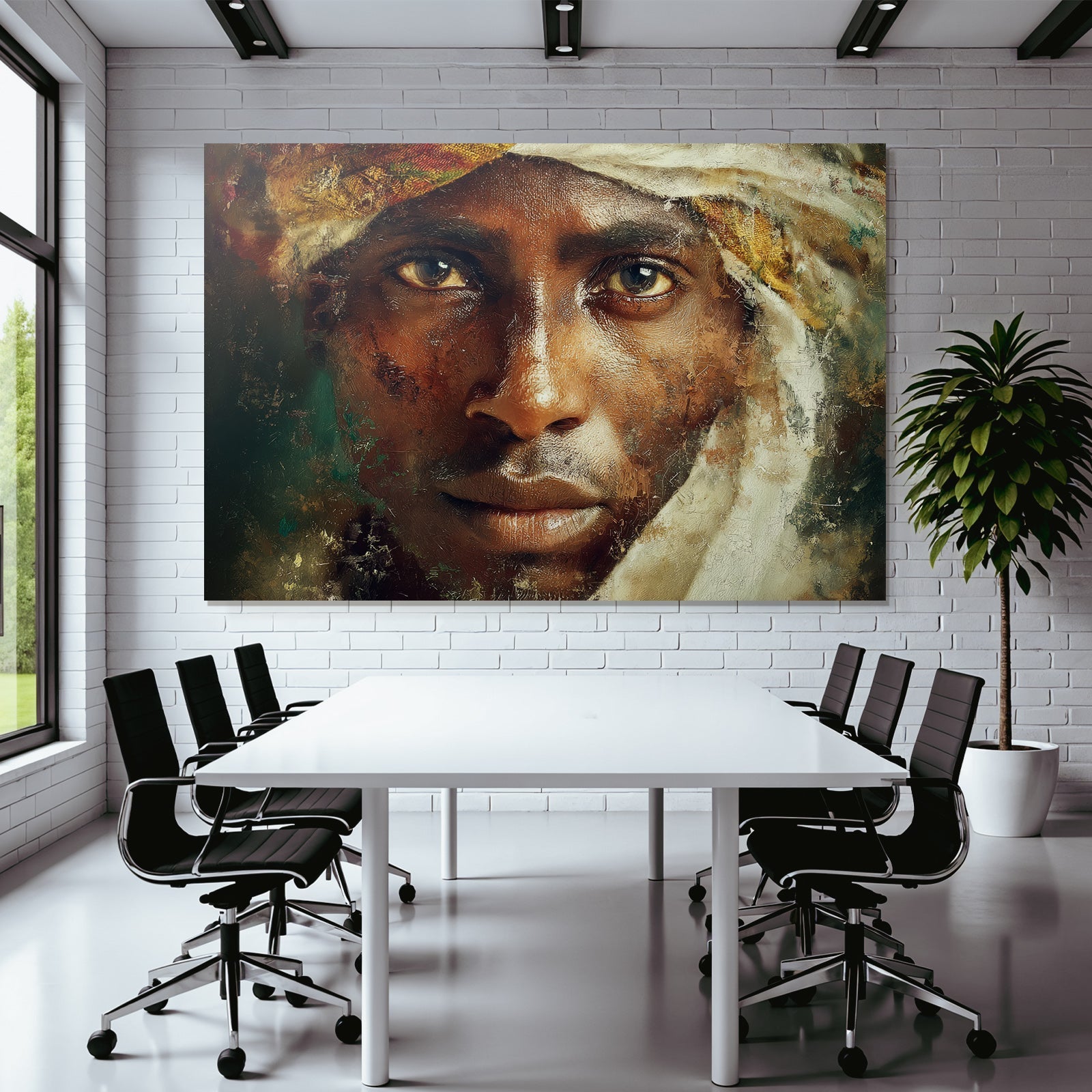 Ausdrucksstarker Gesichtsausdruck Portrait