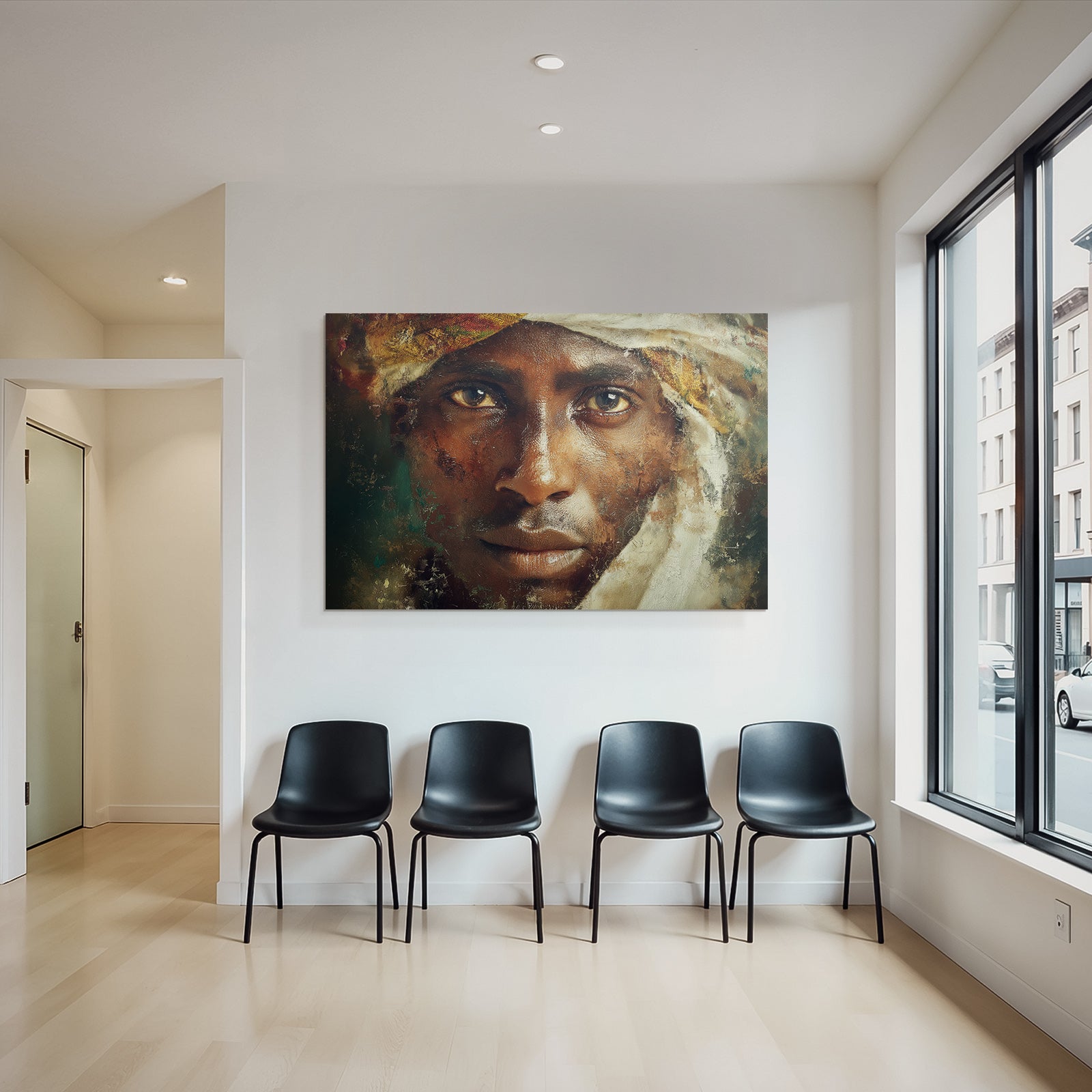 Ausdrucksstarker Gesichtsausdruck Portrait
