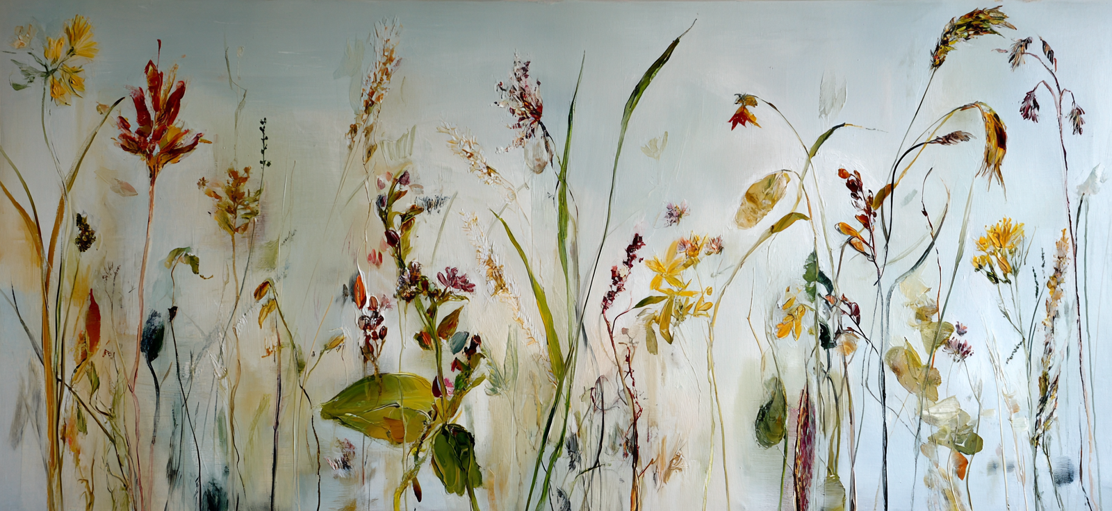Blumen Im Abstrakten Stil Mit Bunten Farben | Portraets | Menschen und Emotionen