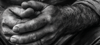 Hände Detailaufnahme Textur Schwarz Und Weiss | Portraets | Menschen und Emotionen