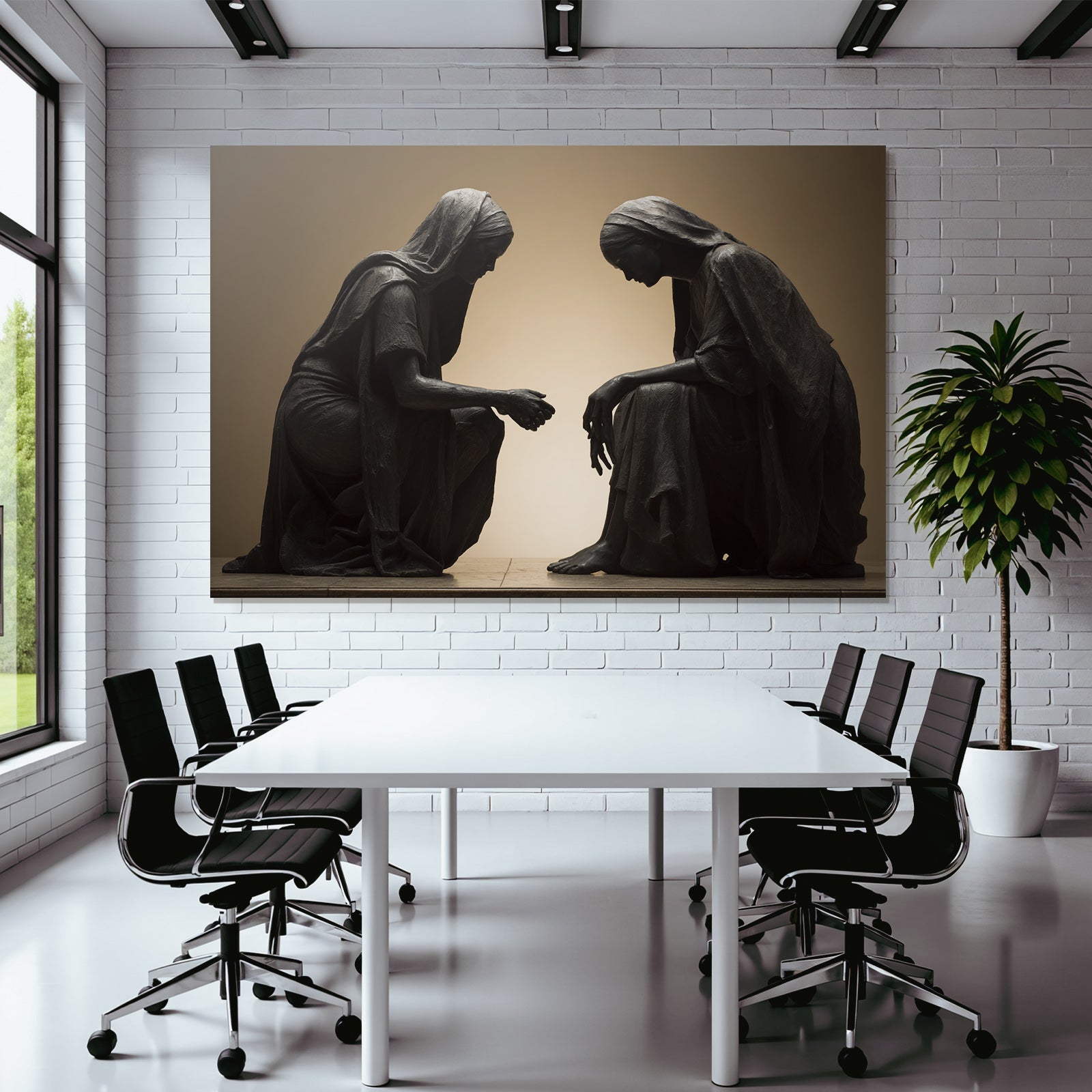 Intimität Und Kontemplation Silhoütten Skulpturen