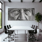 Nahaufnahme Portrait Augen Gesicht Textur Emotionen