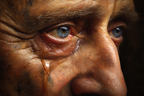 Nahaufnahme Portrait Eines Auges Mit Senkt Und Kunststil | Portraets | Menschen und Emotionen