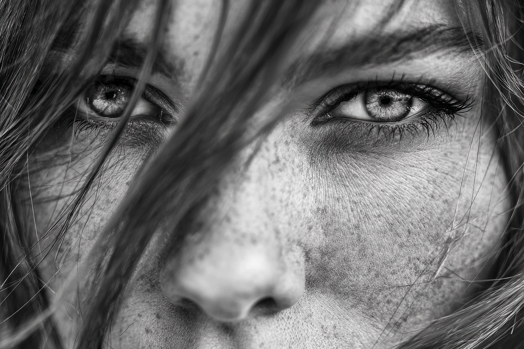 Nahaufnahme Portrait Portrait Von Augen Und Hautflecken | Portraets | Menschen und Emotionen
