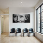 Naheaufnahme Portrait Gesicht Augen Textur Alter Weisheit