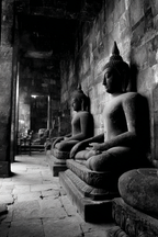 Buddha Statün In Steinerner Struktur Monochromatisch | Spirituelle Motive und Buddha | Menschen und Emotionen