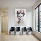 Lebens Und Todes Skull Aquarellkunst Vibrant Effects