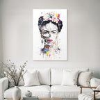 Lebens Und Todes Skull Aquarellkunst Vibrant Effects