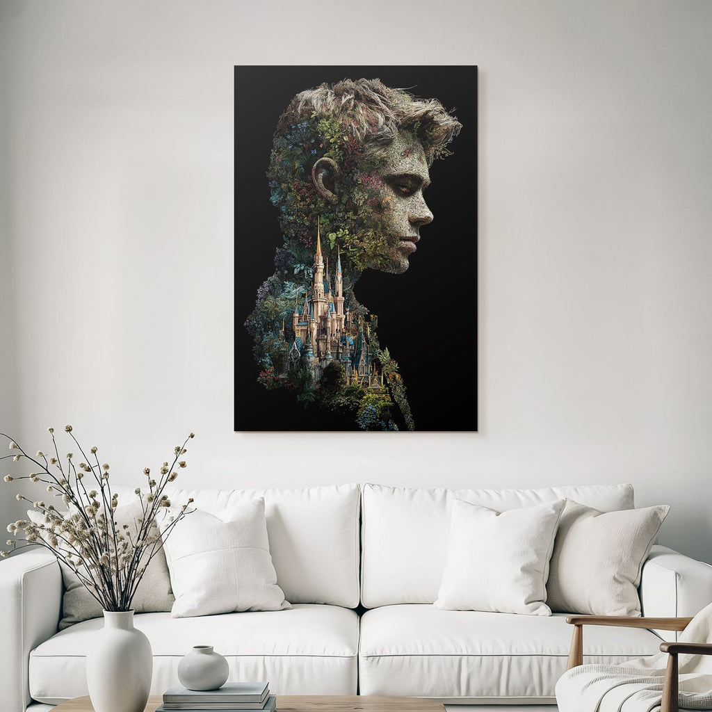 Mensch Natur Schloss Kreativ Illustration