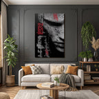 Stylisierte Abstracte Darstellung Charakter Drama Intensität