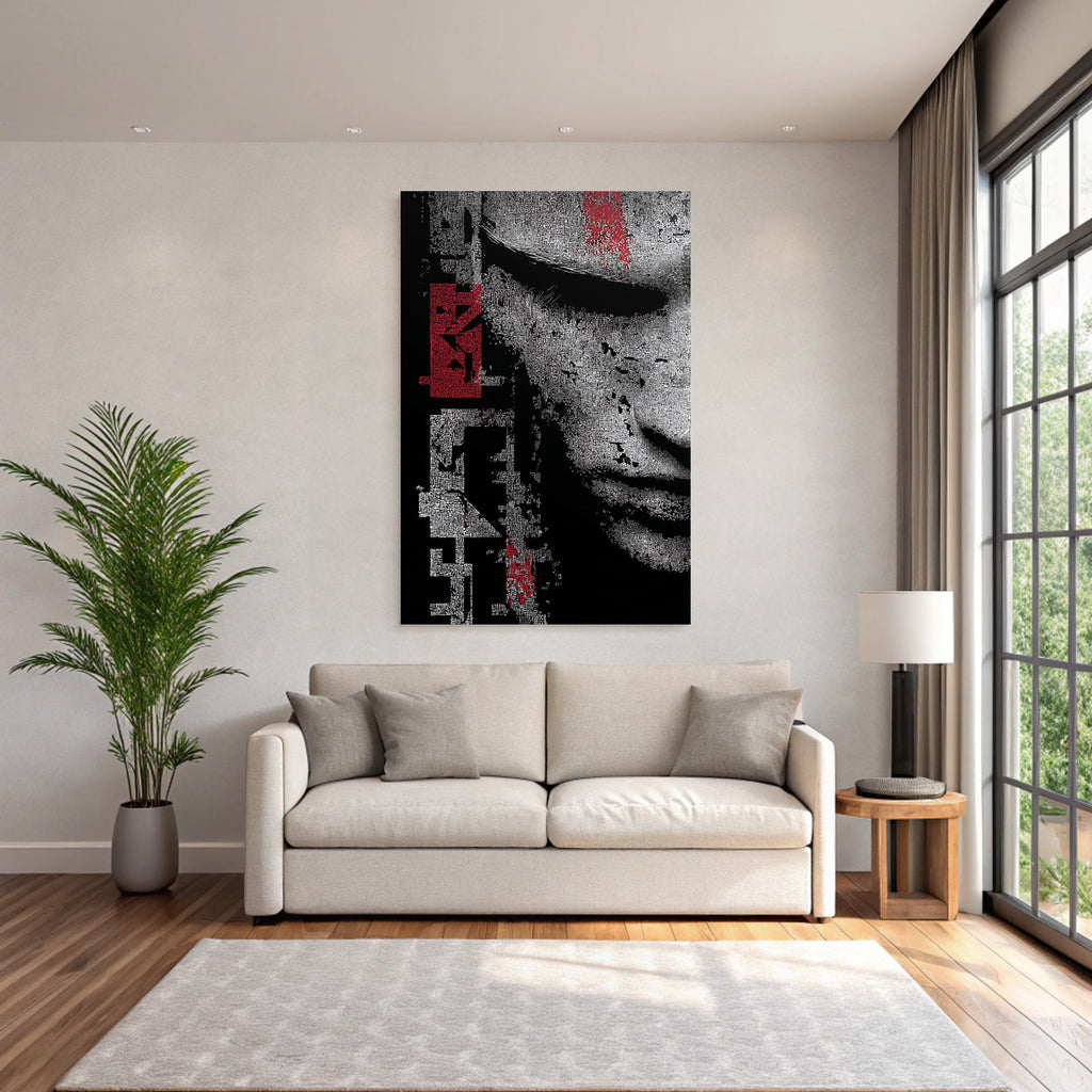 Stylisierte Abstracte Darstellung Charakter Drama Intensität
