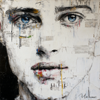 Abstraktes Portrait Mit Time Fragen Identität Emotion Societal Commentary | Tattoo Aesthetik | Menschen und Emotionen