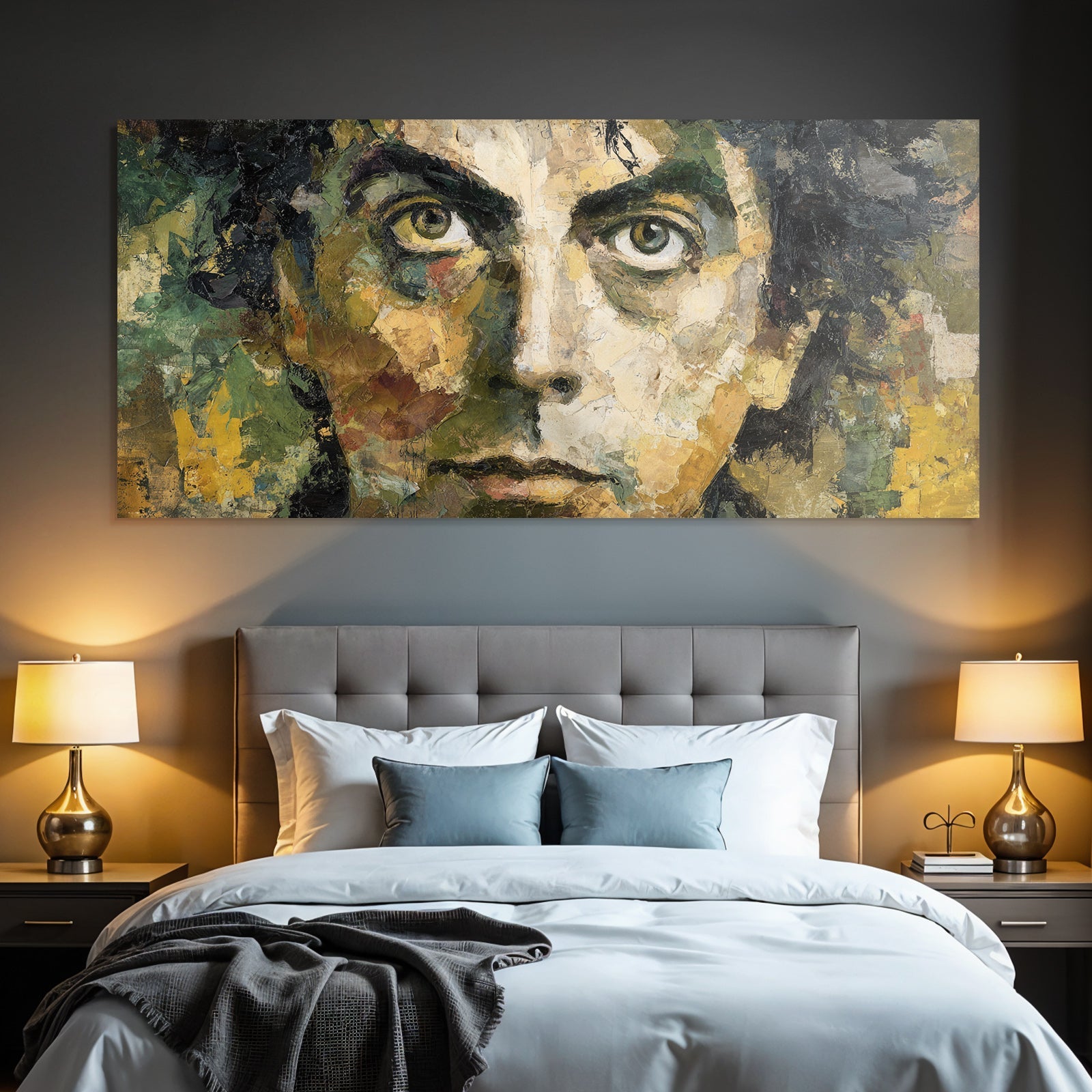 Künstlerisches Porträt Bold Colors Impressionistisch Malerei