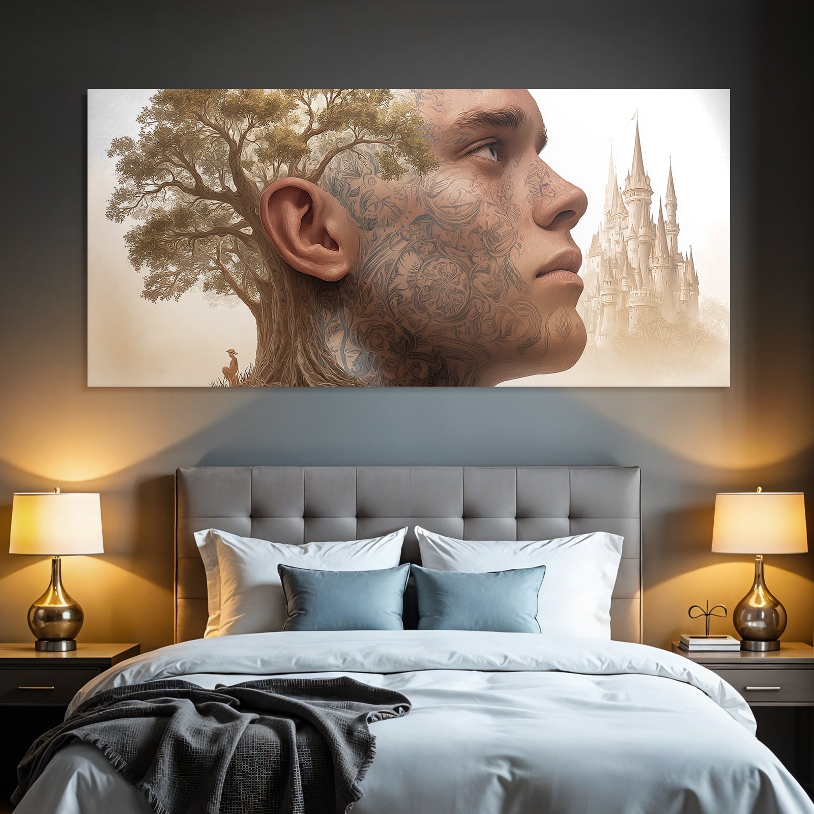 Mensch Natur Architektur Harmonie Surrealismus