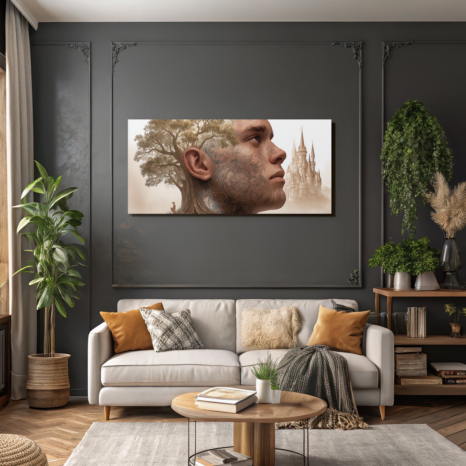 Mensch Natur Architektur Harmonie Surrealismus