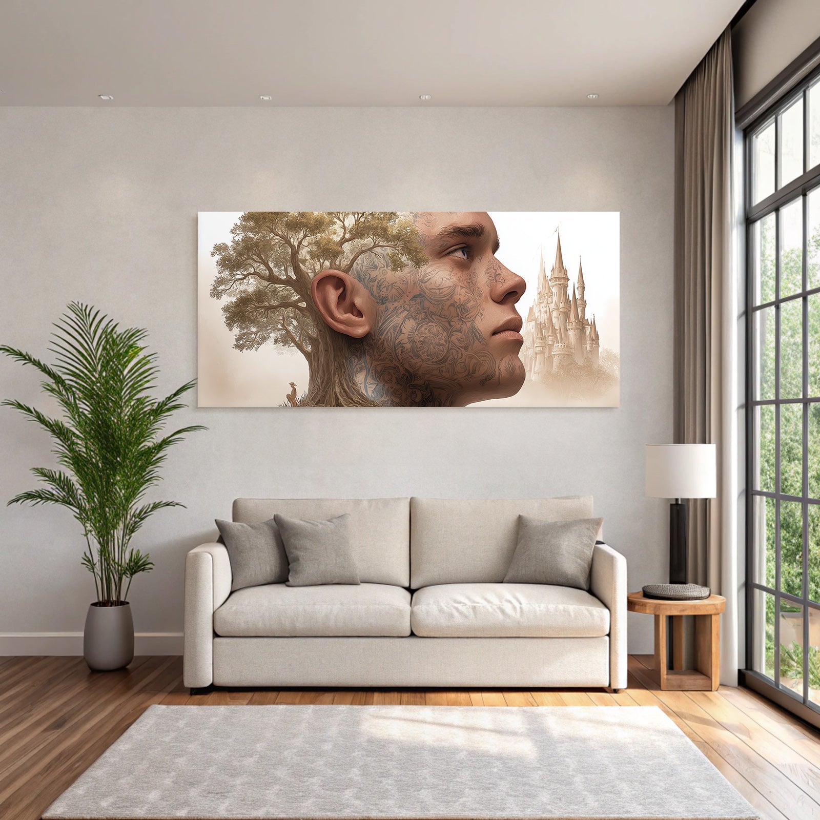 Mensch Natur Architektur Harmonie Surrealismus
