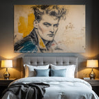 Stylisierte Kunstfigur Mit Aussdrucksvollem Blick