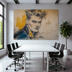 Stylisierte Kunstfigur Mit Aussdrucksvollem Blick