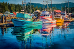 Der Bunter Hafen Mit Fischereibooten | Boote und Schiffe | Mobilitaet und Technik