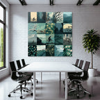 Cycling in Nature Idyllic Cityscapes Collage