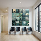 Cycling in Nature Idyllic Cityscapes Collage