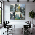 Landschaften Und Szenen In Kunst Ruhige Und Picturesqü Momente