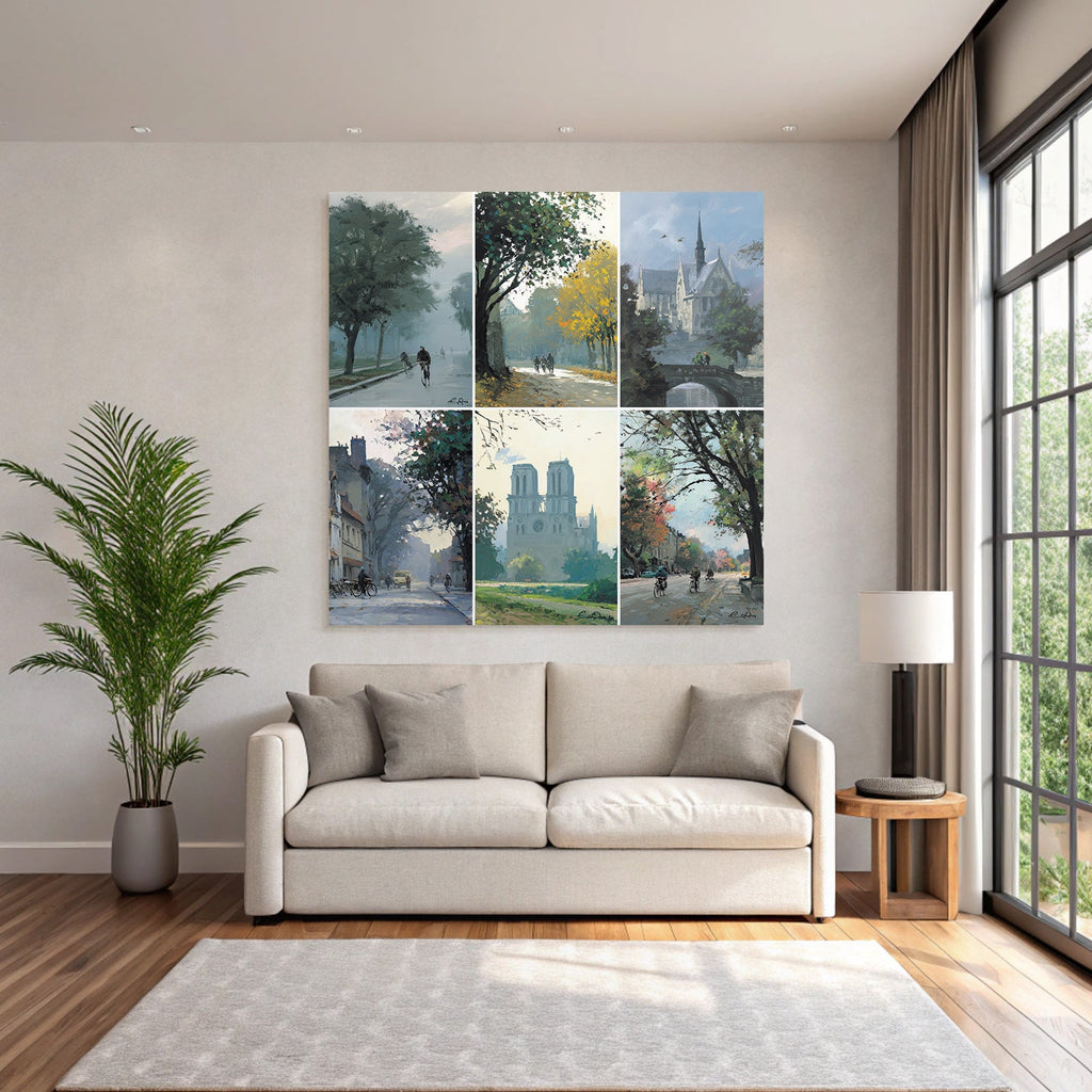 Landschaften Und Szenen In Kunst Ruhige Und Picturesqü Momente