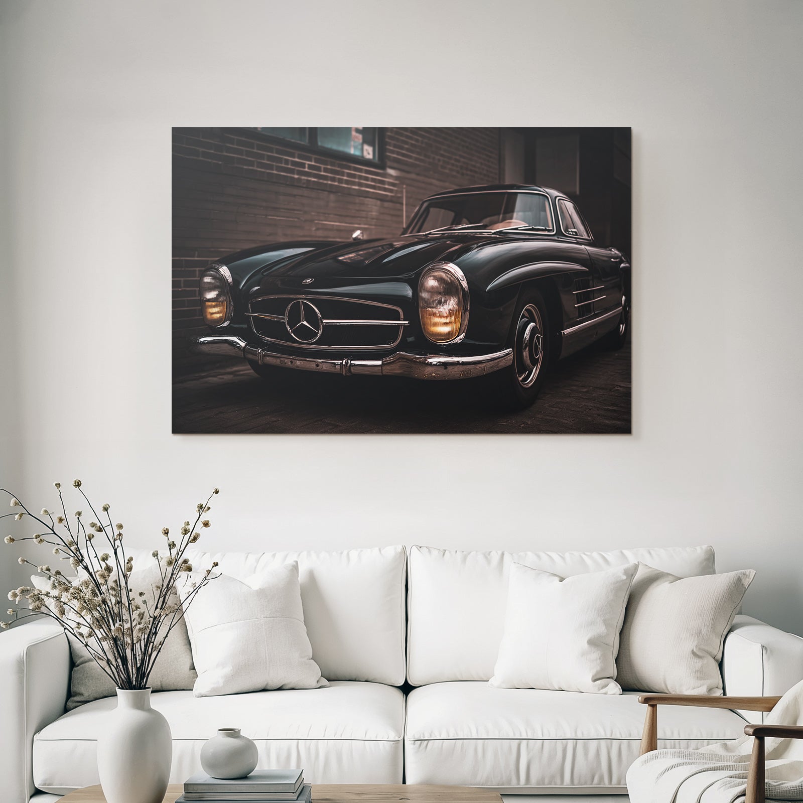 Klassischer Mercedes Benz Wagen Mitte 20 Jahrhundert Schwarz