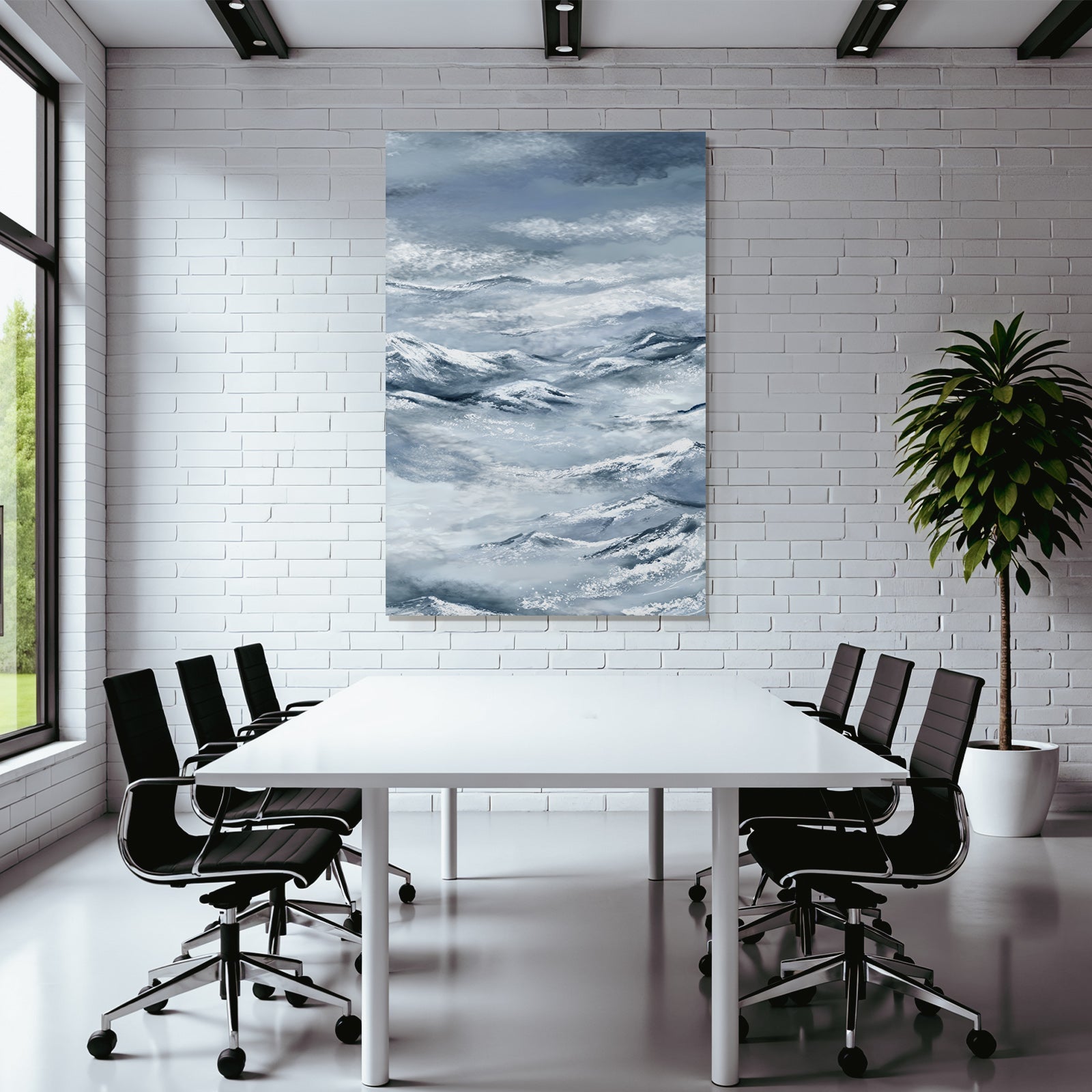 Schneebedeckte Berge Unter Wolkigem Himmel