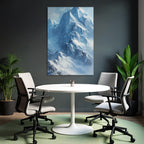 Verschneite Berglandschaft Impressionistisch