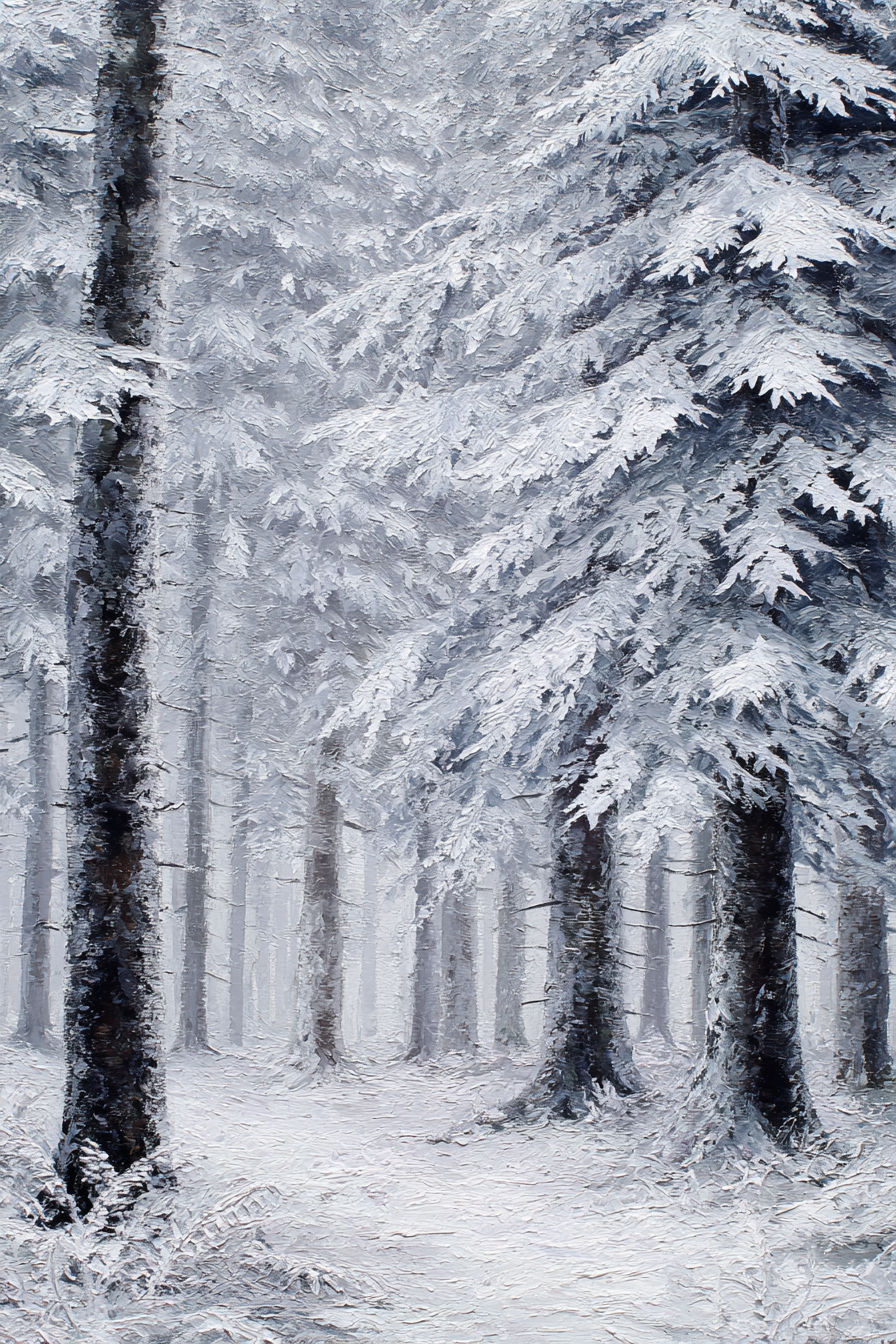 Winterwald Bedeckt Mit Schnee | Eis und Schnee | Natur