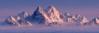 Schneebedeckte Berge Bei Sonnenaufgang | Eis und Schnee | Natur