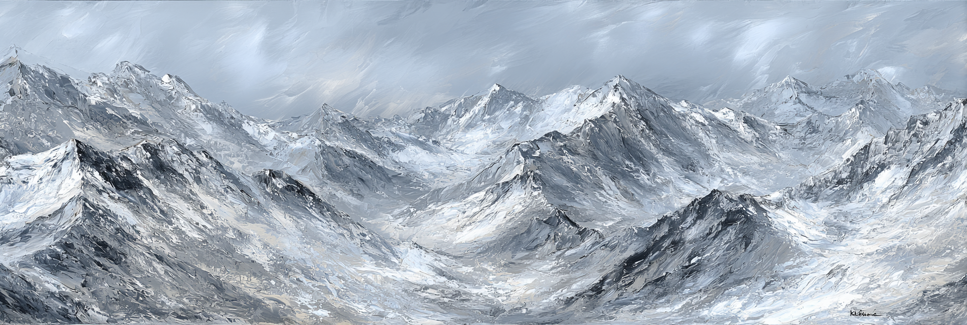 Winterszene Im Gebirge | Eis und Schnee | Natur