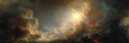 Dramatische Atmosphärelandschaft Mit Turbulentem Himmel | Feuer und Vulkane | Natur