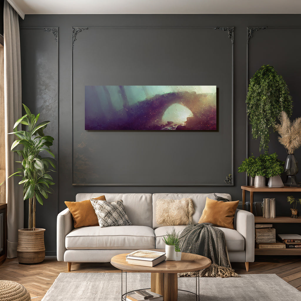 Mystical Otherworldly Landscape With Arch