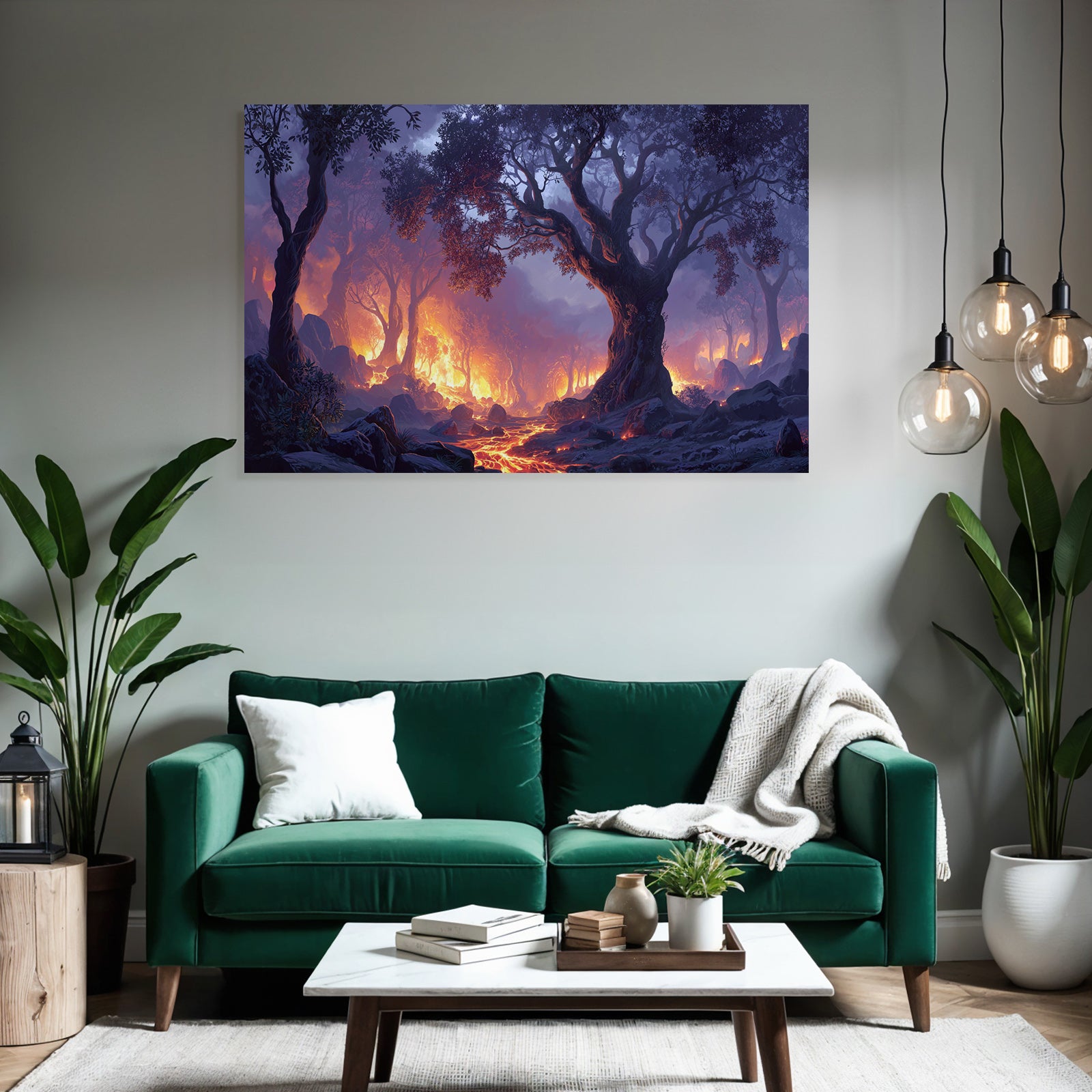 Waldbrand Im Flammenmeer