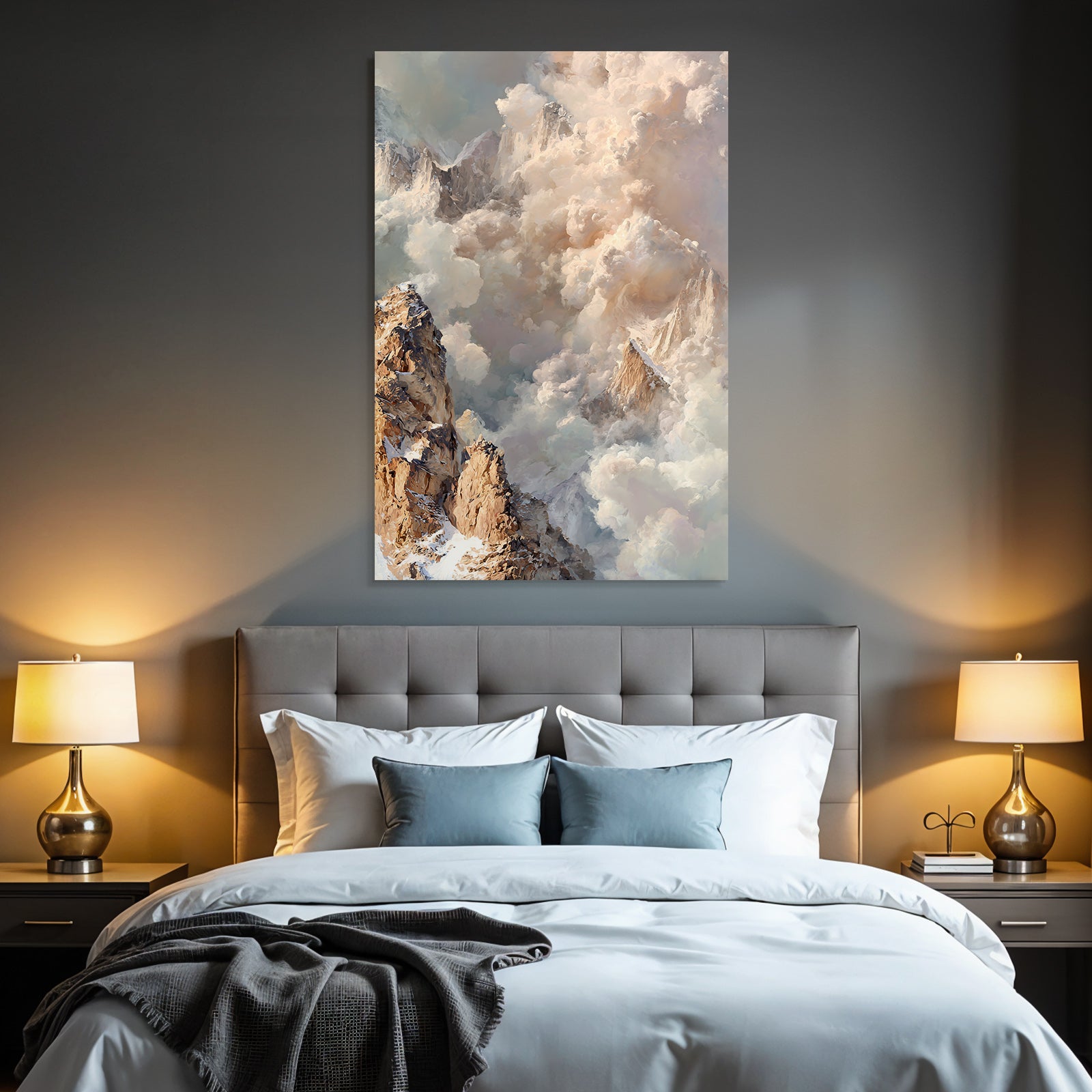Berglandschaft Im Wolkenmeer