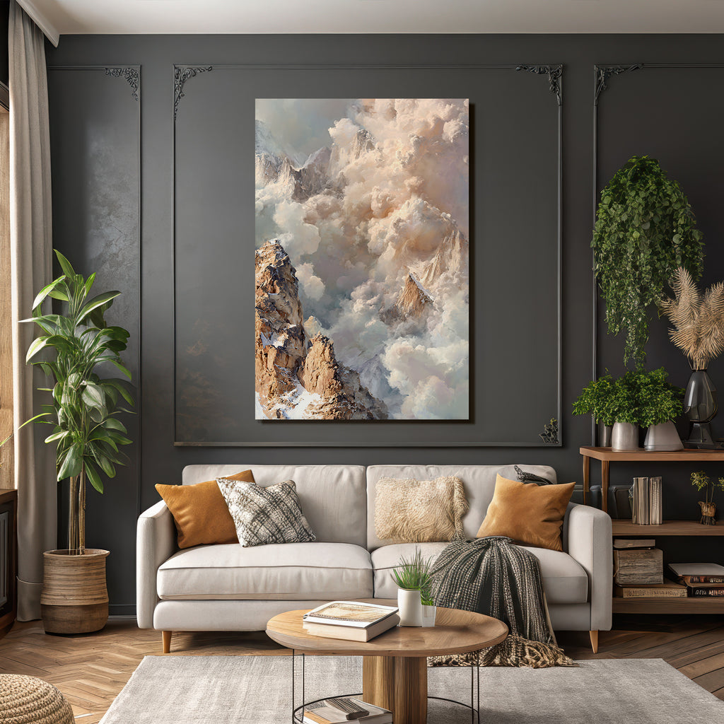 Berglandschaft Im Wolkenmeer