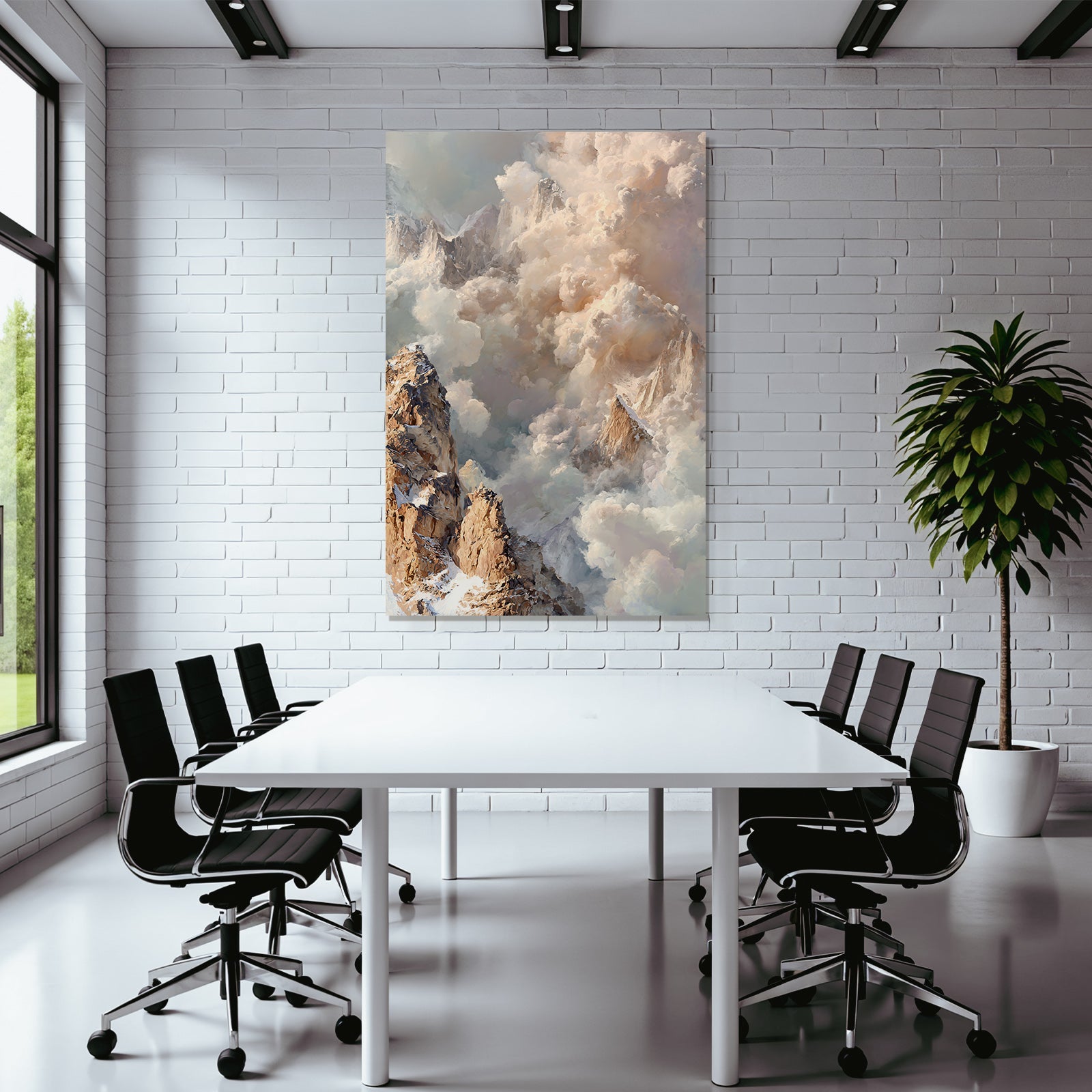 Berglandschaft Im Wolkenmeer