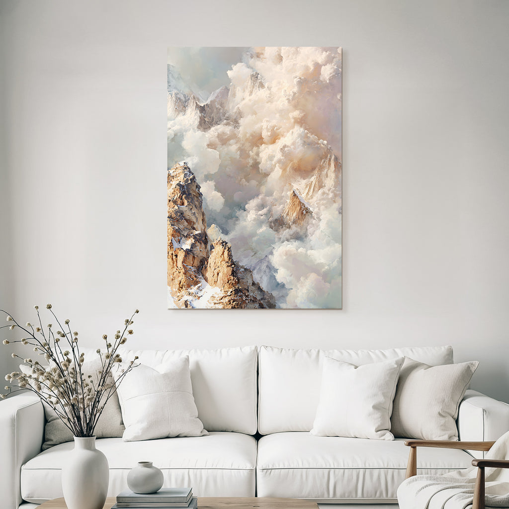 Berglandschaft Im Wolkenmeer