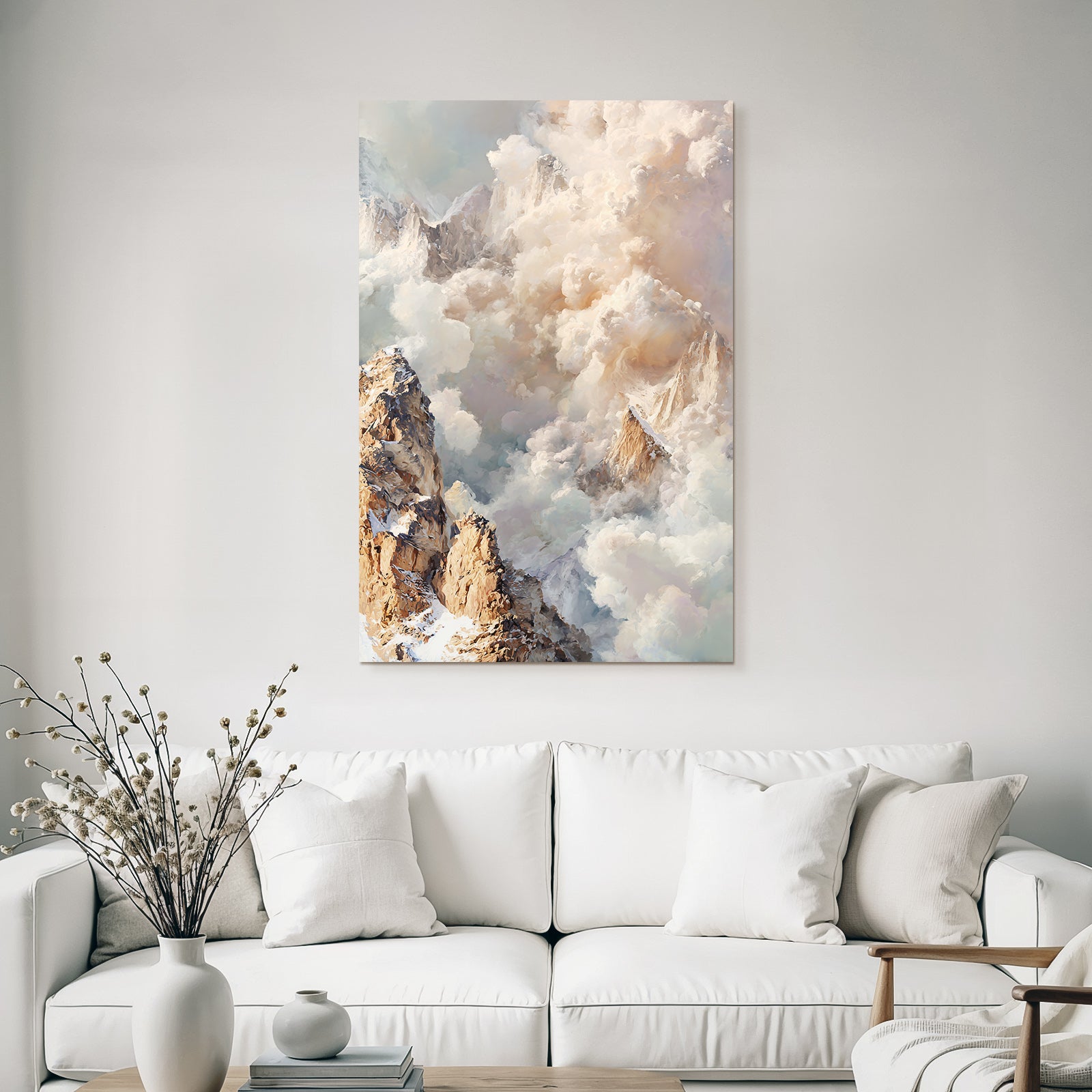 Berglandschaft Im Wolkenmeer