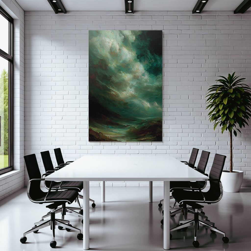 Dramatische Atmosphärische Wolkenszene