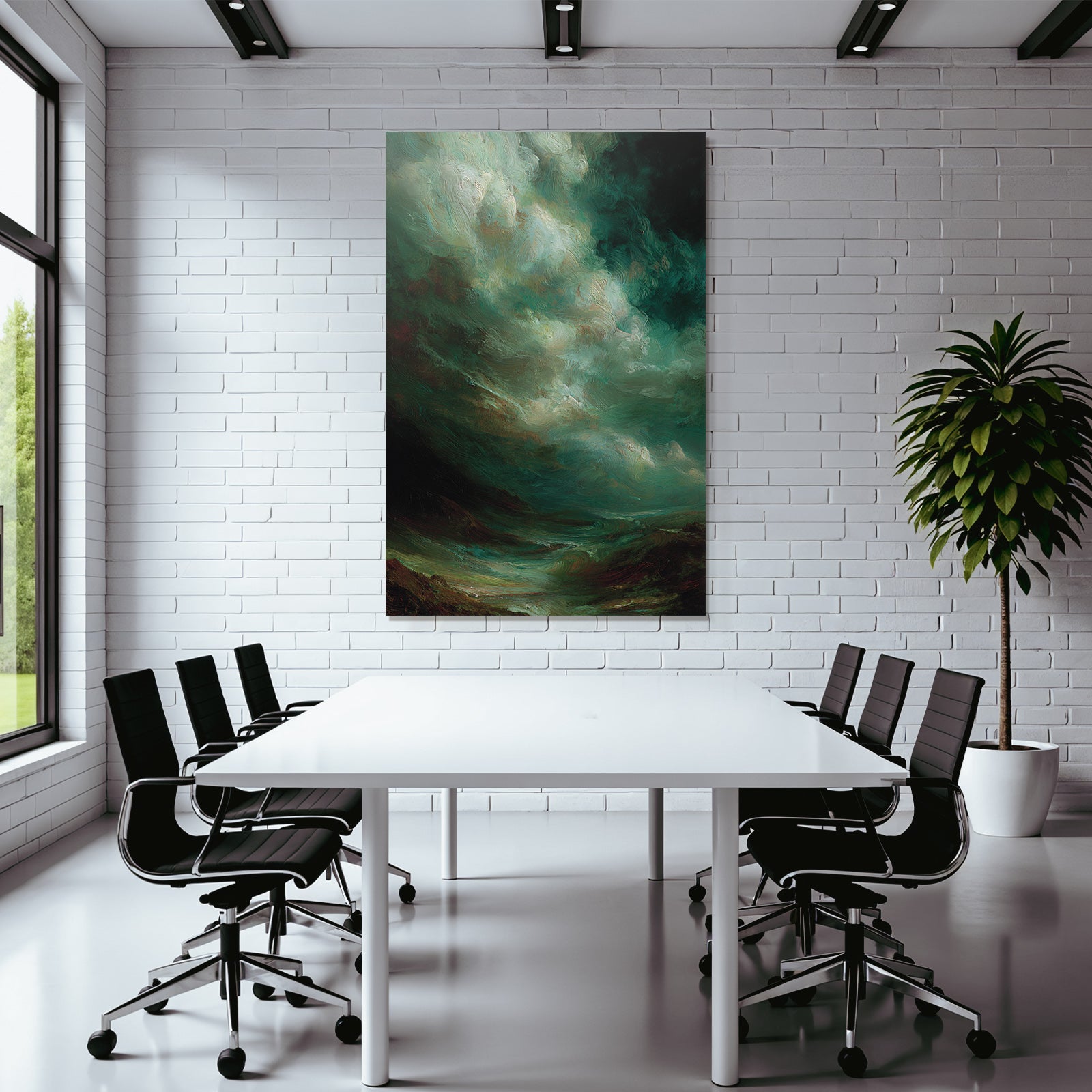 Dramatische Atmosphärische Wolkenszene