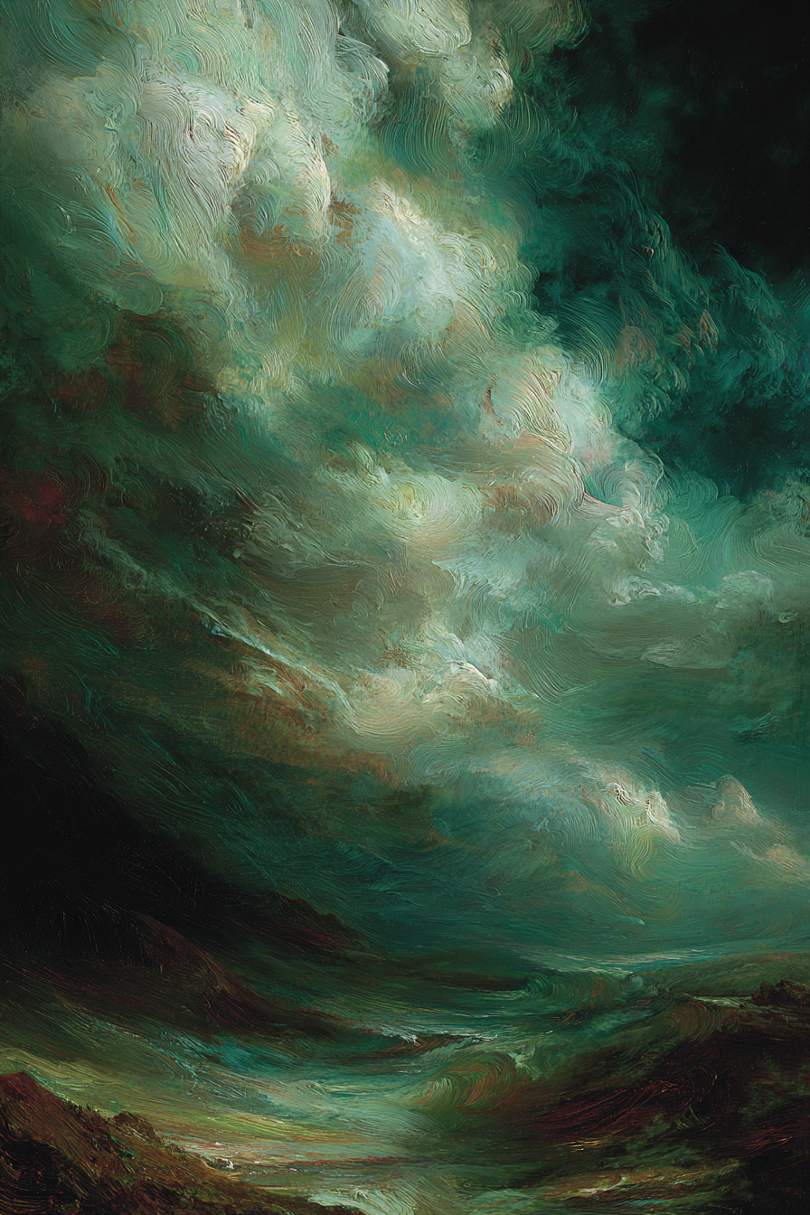 Dramatische Atmosphärische Wolkenszene | Himmel und Wolken | Natur