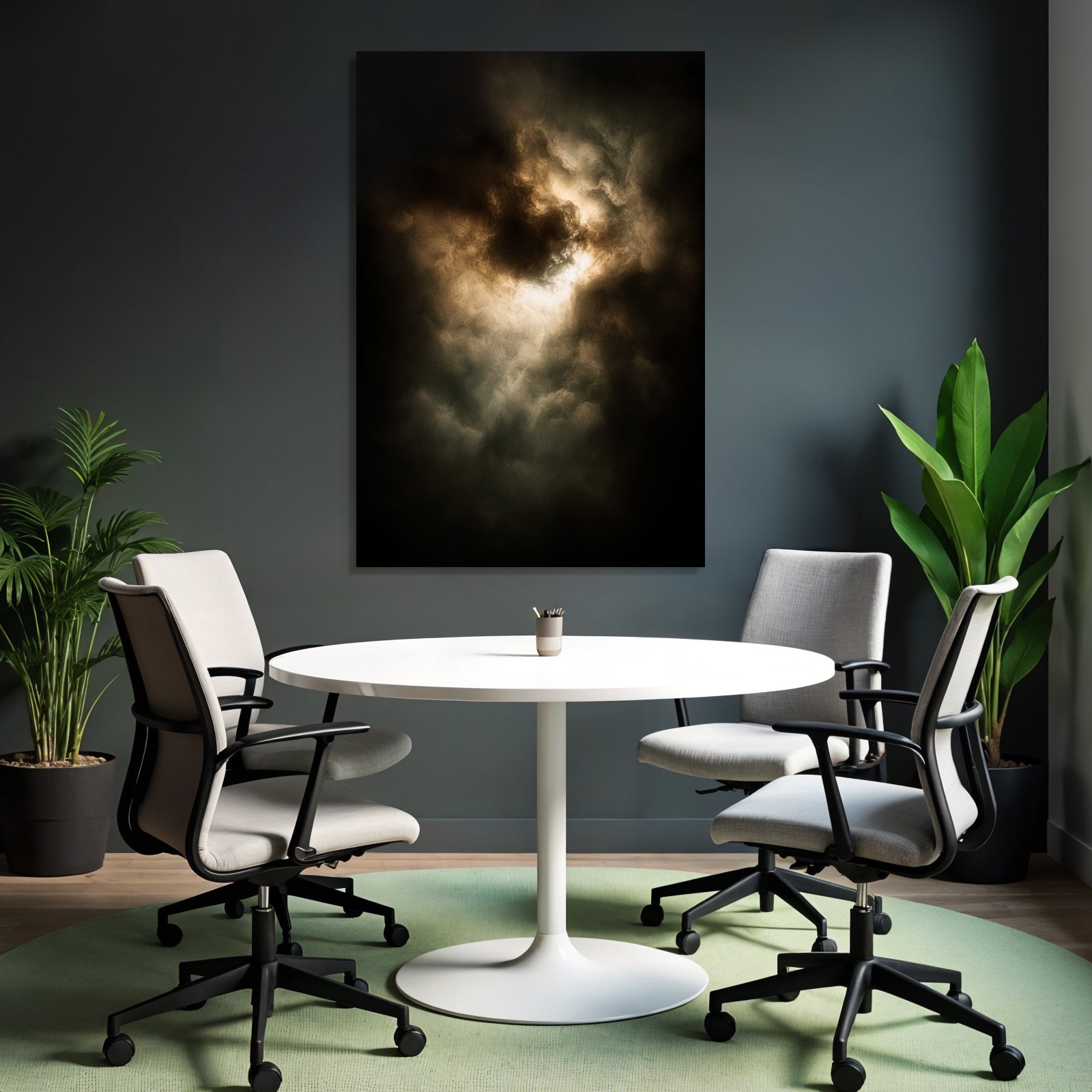 Mysteriöse Atmosphärische Wolkentextur