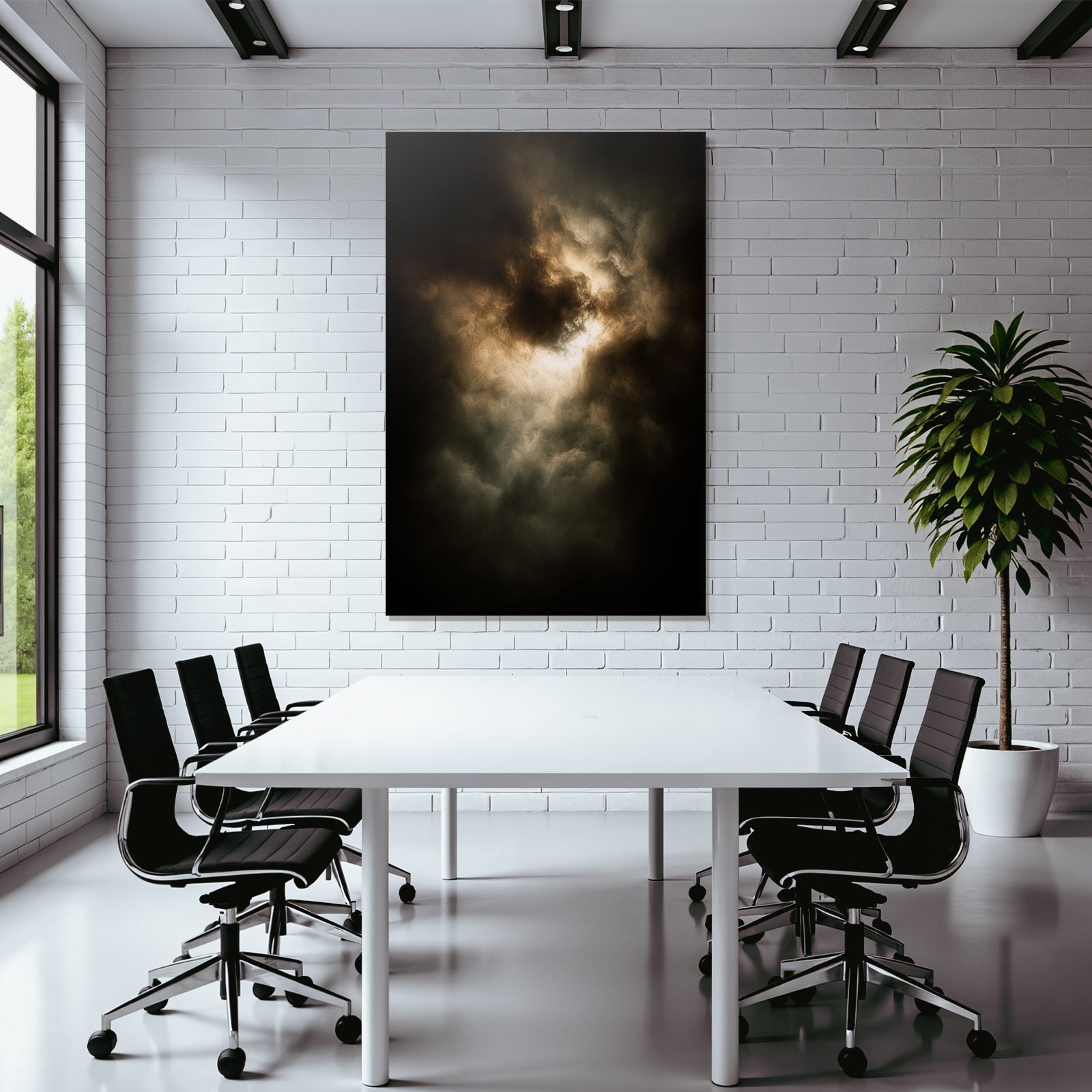 Mysteriöse Atmosphärische Wolkentextur
