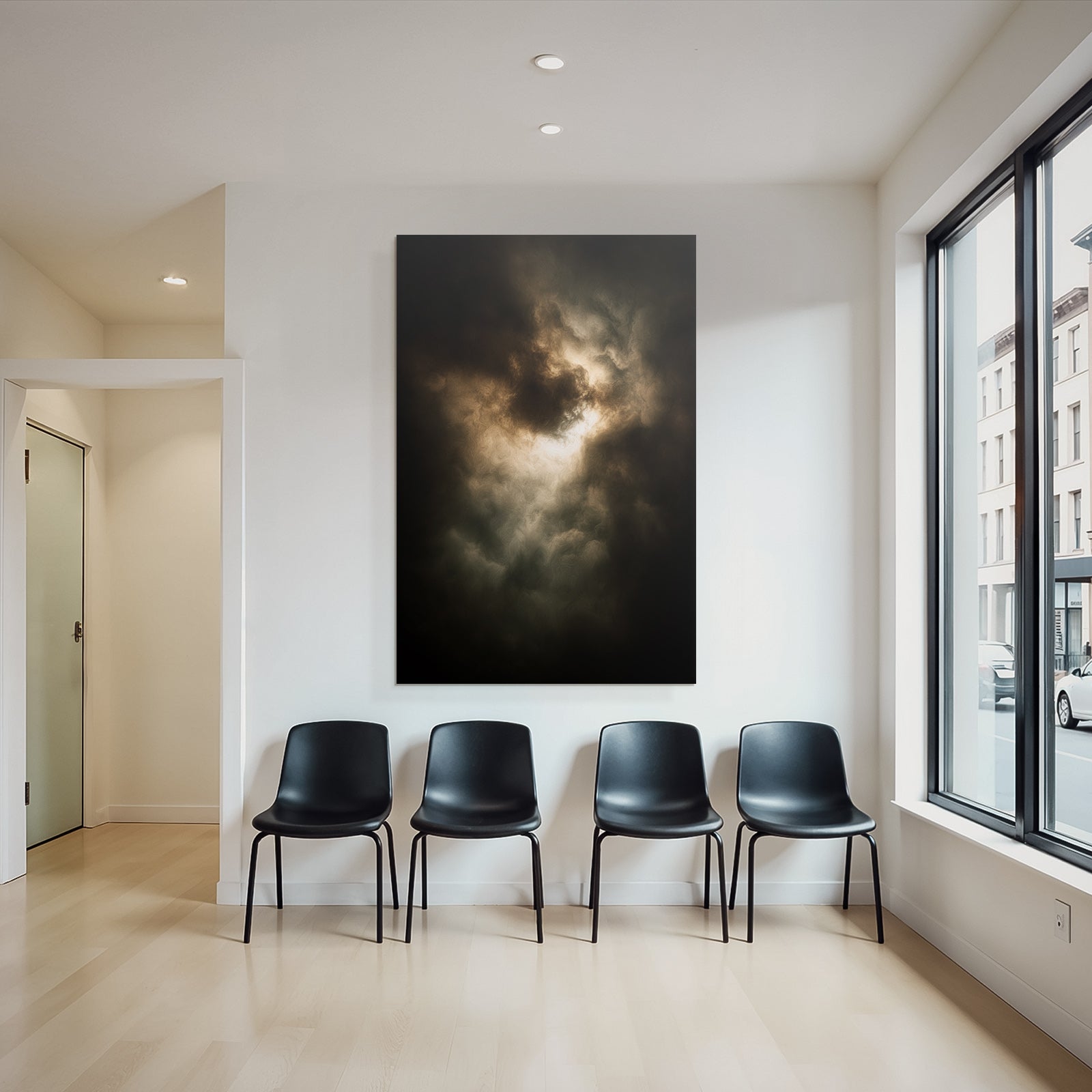 Mysteriöse Atmosphärische Wolkentextur