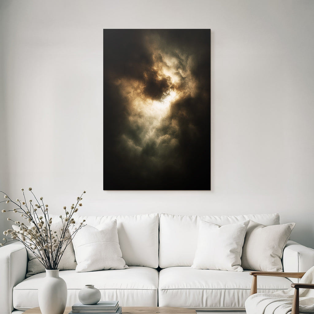 Mysteriöse Atmosphärische Wolkentextur