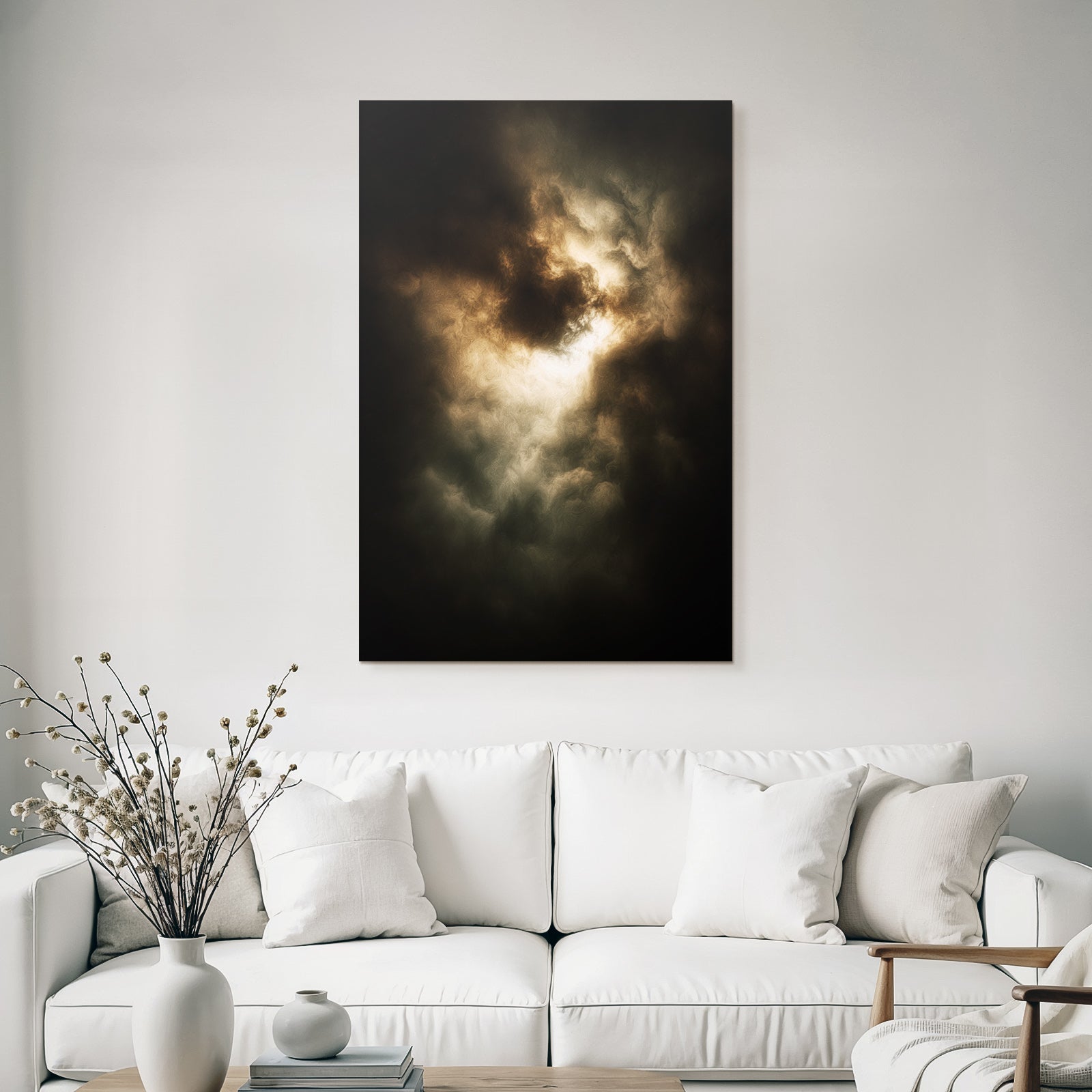 Mysteriöse Atmosphärische Wolkentextur