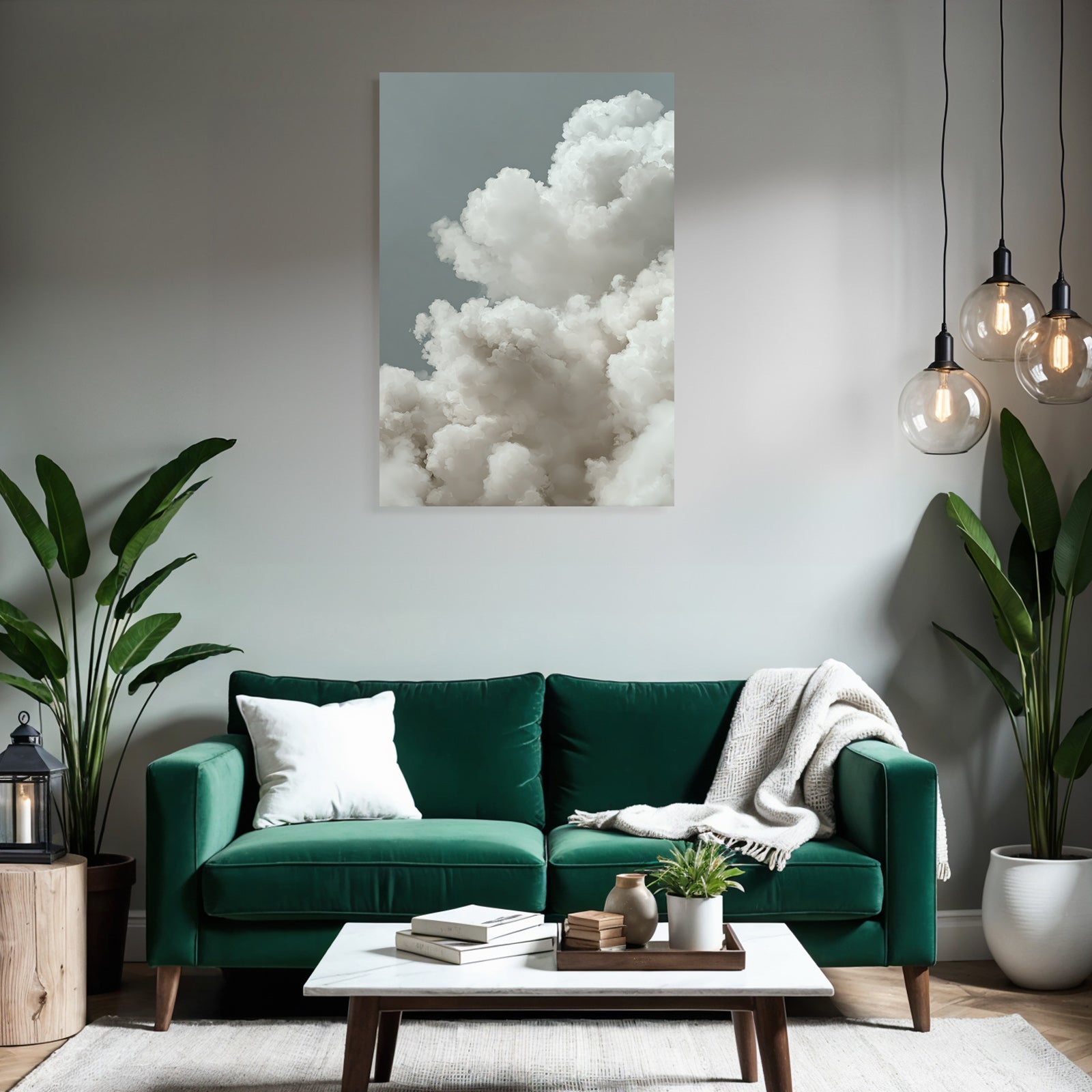 Traumhafte Flauschige Wolkenlandschaft